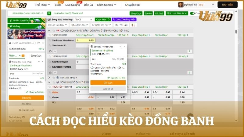Hướng dẫn cách đọc hiểu và tính tiền kèo chấp đồng banh (0) chuẩn chỉnh