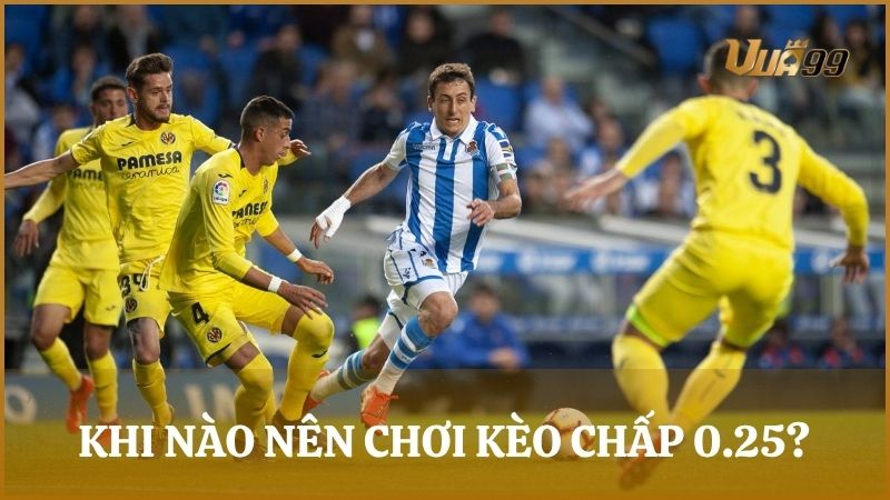Trường hợp nên chọn kèo chấp đồng banh nửa trái