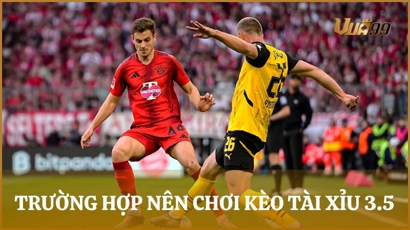 Những trường hợp nên xuống tiền cho kèo tài xỉu 3.5